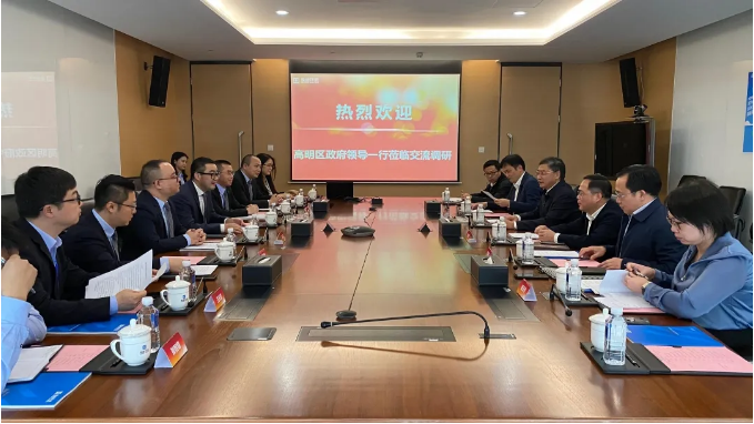 高明区区委书记杨永泰一行到HTH.COM华体会环境调研